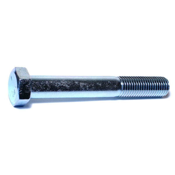 Midwest Fastener Grade 5, 1"-8 Hex Head Cap Screw, Zinc Plated Steel, 7 in L, 5 PK 53438 - main